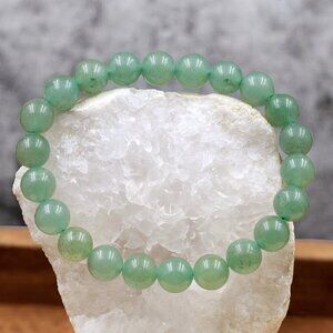 Green Aventurine Gemstone Bracelet | Handmade